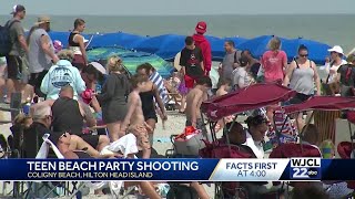 Spring break beach party leads to Hilton Head shooting [upl. by Kettie]