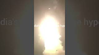 Indias first long range hyper sonic missilehypersonicmissile ytshorts [upl. by Ariek578]