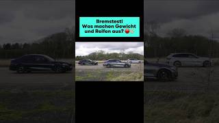 Bremstest Daniel gewinnt im BMW M340i gegen 340d Touring und 330e carwowdeutschland [upl. by Hannie41]