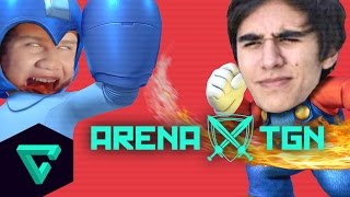 Batallas épicas con Juggerwicho y Riserbeck en Super Smash Bros ArenaTGN [upl. by Swor]