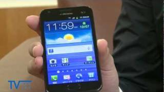 GALAXY SII LTE ドコモ2011冬～12春モデル スマートフォン [upl. by Neellek]