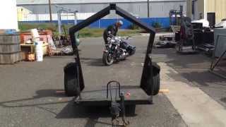 Hog Hauler Ultimate Motor Cycle Trailer Loading [upl. by Hepsiba461]