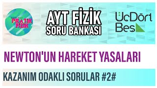 345 AYT FİZİK Newtonun Hareket Yasaları Kazanım Odaklı 2 [upl. by Anelliw]