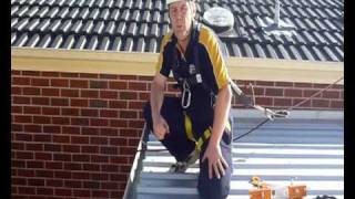 Gutter Cleaning safety tip [upl. by Esenaj470]