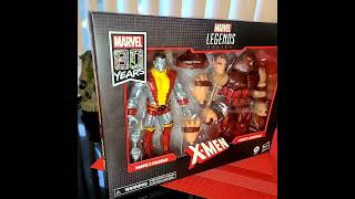 Marvel Legends 80th Anniversary Colossus Juggernaut 2Packs 1 of Hasbros 💎 Gens back for Now❓️ [upl. by Anavrin]