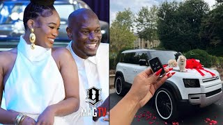 Tyrese Surprises quotGFquot Zelie Timothy With A Range Rover Defender For Her 28th BDay 🚘 [upl. by Esila335]