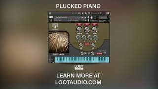 Plucked Piano  Kontakt  Demonstration Tutorial [upl. by Wemolohtrab]