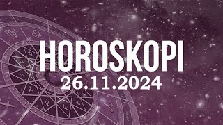 Horoskopi ditor 26 nentor 2024 [upl. by Lekcim]