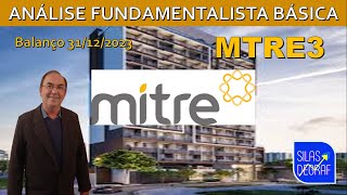 MTRE3  MITRE REALTY EMPREEND PARTIC SA ANÁLISE FUNDAMENTALISTA BÁSICA PROF SILAS DEGRAF [upl. by Leahcimrej]