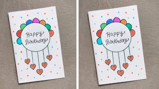 Easy Birthday Greeting Card  Happy Birthday Card  Birthday Gift Ideas [upl. by Biancha]