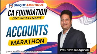 CA Foundation  Accounts  NA  Dec 2023 [upl. by Yebot675]