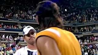 Andy Roddick vs Rafael Nadal 2004 US Open R2 Highlights [upl. by Reagen185]