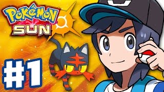 Pokemon Sun and Moon  Gameplay Walkthrough Part 1  Alola Intro and Litten Starter Nintendo 3DS [upl. by Herbst]