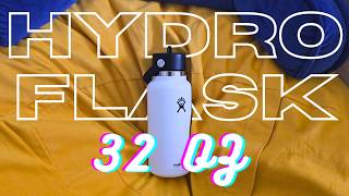 Hydro Flask 32 oz Review Stay Hydrated My Friends [upl. by Ayhtin312]