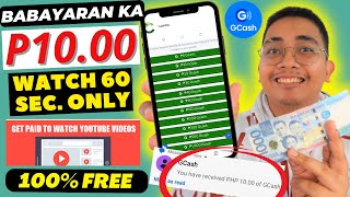 P1000 FREE GCASH BY WATCHING YOUTUBE VIDEOS 2024 DAILY PAYOUT WALANG PUHUNAN 100 LEGIT AND SAFE [upl. by Zolner]