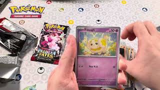 Pokémon Paldean Fates Booster Bundle  wait…how many hits [upl. by Ellekim]