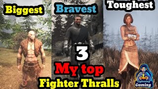 Top 3 best fighter thralls in Conan Exiles 2024 [upl. by Karon]