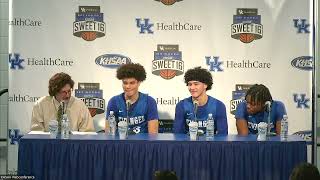 2024 UK Healthcare Boys Sweet 16 Butler County vs Evangel Christian Postgame Press Conference [upl. by Jorin]