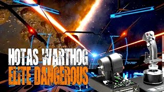 Thrustmaster HOTAS Warthog Review and using it with Elite Dangerous [upl. by Enelhtac]