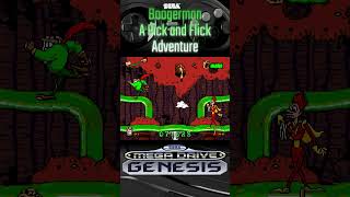 Boogerman A Pick and Flick Adventure Sega Mega Drive Genesis retrogaming [upl. by Eniksre]