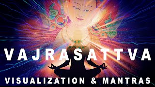 Vajrasattva Visualization and Practice for Buddhist Healing and Purification [upl. by Aimac962]