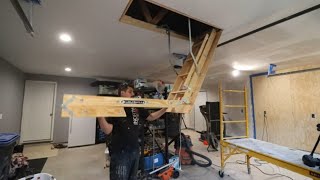 How To Install An Attic Ladder DIY [upl. by Lorette]