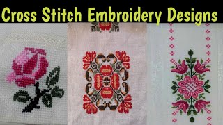 Cross Stitch Embroidery DesignsCross Stitch Border Designs cookncraftainment [upl. by Rednaeel]