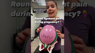 Round Ligament Pain Pregnancy [upl. by Heydon]