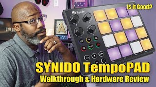 Synido TempoPAD  16 Pad MIDI Controller  Review and Hardware Walkthrough [upl. by Roseline]