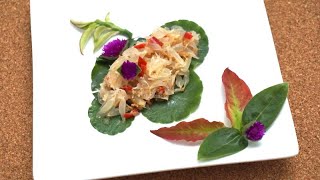 Aromatic amp Refreshing Thai Pomelo Salad  Thai Pomelo Salad  Easy Homemade Recipe [upl. by Winni313]