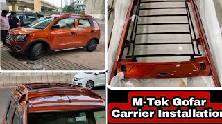 MTek Gofar Carrier Installation in New Wagonr 2021  Wagonr ComboKit [upl. by Nnylaf]