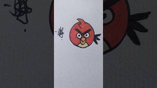 How to Draw the Angry Bird RED [upl. by Etteniotnna]