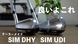 テーラーメイド SIM UDIとSIM DHYを試打計測！高い安定性と高弾道でかなり使えそう【アイアン型ユーティリティ】 [upl. by Feldstein]