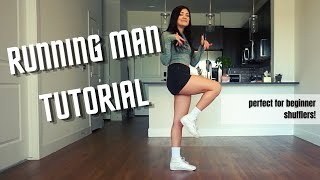 Shuffle Tutorial The Running Man  Arms Tips How to Travel [upl. by Nymsaj735]