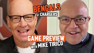 Bengals at Chargers Game Preview with MIKE TIRICO  Week 11 [upl. by Nehepts266]