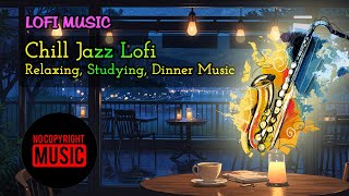 Live Lofi Jazz Relaxing Studying Dinner Lunch Music  TrendingLoFi lofi music [upl. by Inaflahk]