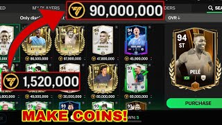 MAKE 20 MILLION IN 5 MINUTES EASIEST WAY TO MAKE MILLIONS OF COINS IN FC MOBILE 24 DO THIS [upl. by Slen]