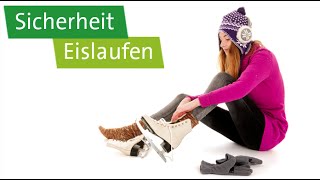 EislaufTutorial Sicherheit – Schlittschuhe Handschuhe Kufen [upl. by Lupee813]