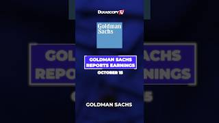 Goldman Sachs reports earnings October 15 goldmansachs gs earningsreport earningscall [upl. by Anaul]