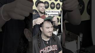 Watch this hairline transformation barber lineup mullet roswellbarber newmexicobarber haircut [upl. by Ennail826]