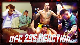 UFC 295 REACTION TO TOM ASPINALL AND ALEX PEREIRA KNOCKOUTS [upl. by Nodnrb734]