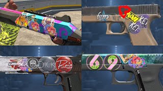 CS2 STICKER COMMUNITY IS GOING CRAZY  CS2 5x Sticker Craft is🔥🔥 CS2 Custom Sticker Placement [upl. by Aihsar919]