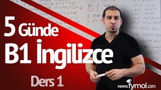 5 Günde B1 İngilizce öğreniyorum Ders 1  En İyi Online İngilizce Kursu [upl. by Yalahs85]