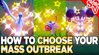 How to Choose Your Mass Outbreak in Pokemon Scarlet and Violet [upl. by Missy]