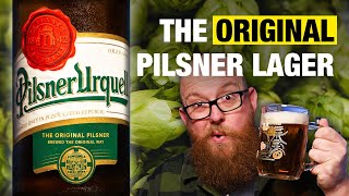 Pilsner Urquell Review The Origin of Lager Beer Supermarket Beer [upl. by Alegnaed]