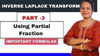 Formula of Laplace Transform and Inverse Laplace Transform  Solved Examples by Sunita chandnani [upl. by Marden]