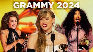 Grammy Awards 2024 WINNERS and Nominees [upl. by Alleras]