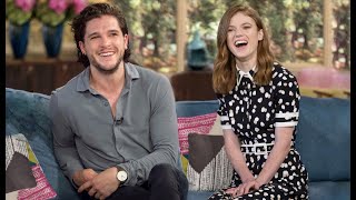 Kit Harington and Rose Leslies interviews talking about each other 💕 [upl. by Htnicayh]