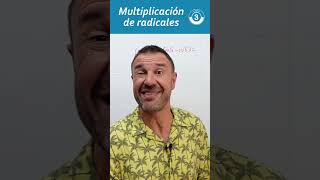 MULTIPLICACIÓN de RAÍCES CUADRADAS  Ejemplo 3 radicales raíces matematicas parati mates [upl. by Milburt]