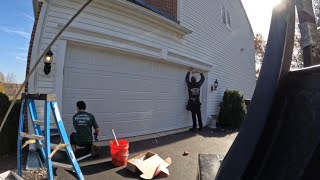 Garage Door Install Time Lapse [upl. by Nivag]